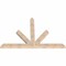 Ekena Millwork Saratoga Smooth Timber Gable Bracket, Douglas Fir, 84"W x 56"H x 3 1/2"D x 5 1/2"F, 16/12 Pitch GBW084X56X0406SAR00SDF - alternate 2